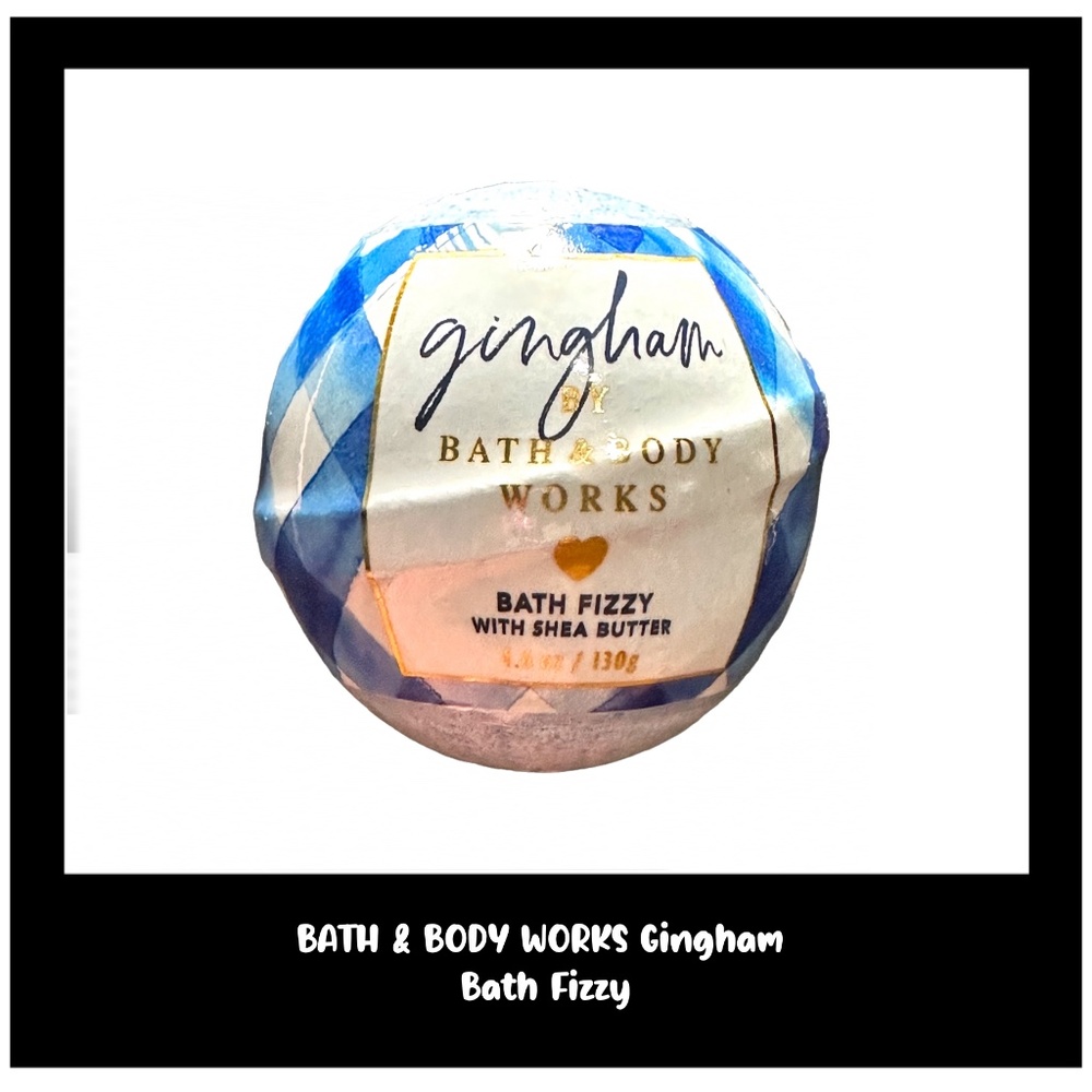 BATH & BODY WORKS Gingham 4.6 Ounces Bath Fizzy